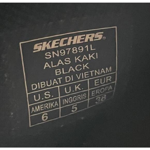 Skechers Women's Memory Foam Slip On Sneaker Black Size 6 - Picture 10 of 11